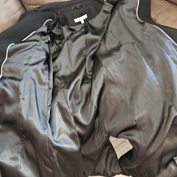 Antonio Melani black coat 51% wool rn 589098 8 - Picture 6 of 14